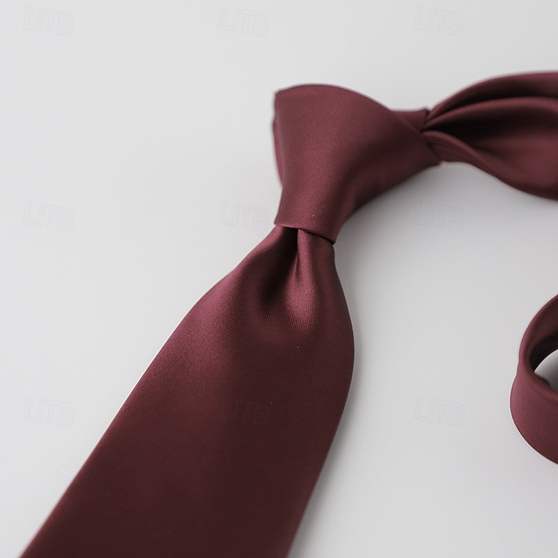 Men's Neckties Fashion Classic Modern Contemporary Plain Wedding Party Daily Wear 2026 - $8.99 –P11