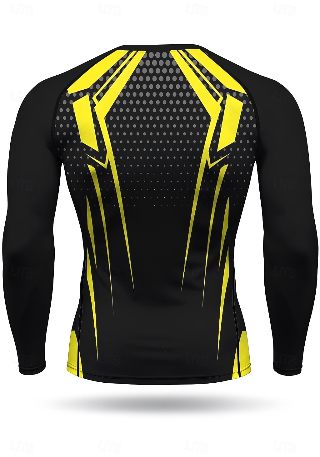 Муж. Футболка для бега Спортивная рубашка Фитнес-рубашка Рубашка тренировки Беговой верх Длинный рукав Футболка Футболка Геометрический принт UPF 50 Устойчивость к УФ Мягкий Впитывает пот и влагу 2026 - $18.99 –P2