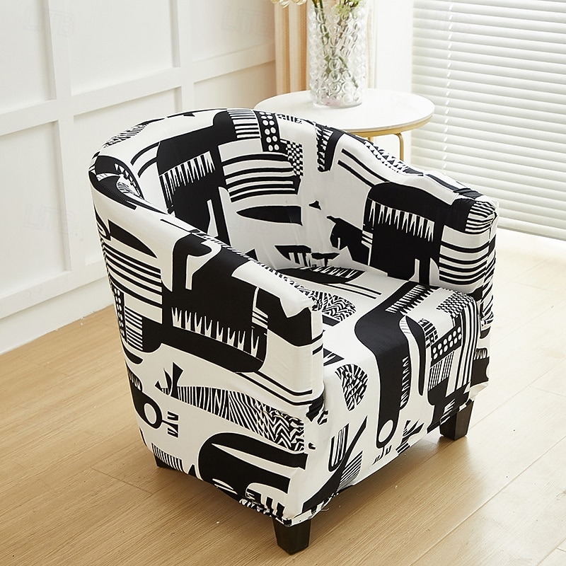 Polarfleece-Clubsesselbezug, haustierfreundlicher Stretch-Wannensesselbezug, Einzelsofa-Couchbezug für Haustiere, waschbarer Möbelschutz für das Wohnzimmer 2025 - $29.99 –P7