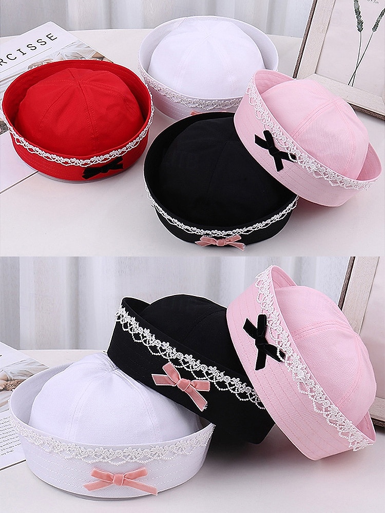 Damska czapka marynarska z napisem z kryształków, stylowa czapka do strojów K-pop, na bal maskowy i jako dodatek do kostiumów scenicznych 2025 - $18.99 –P9