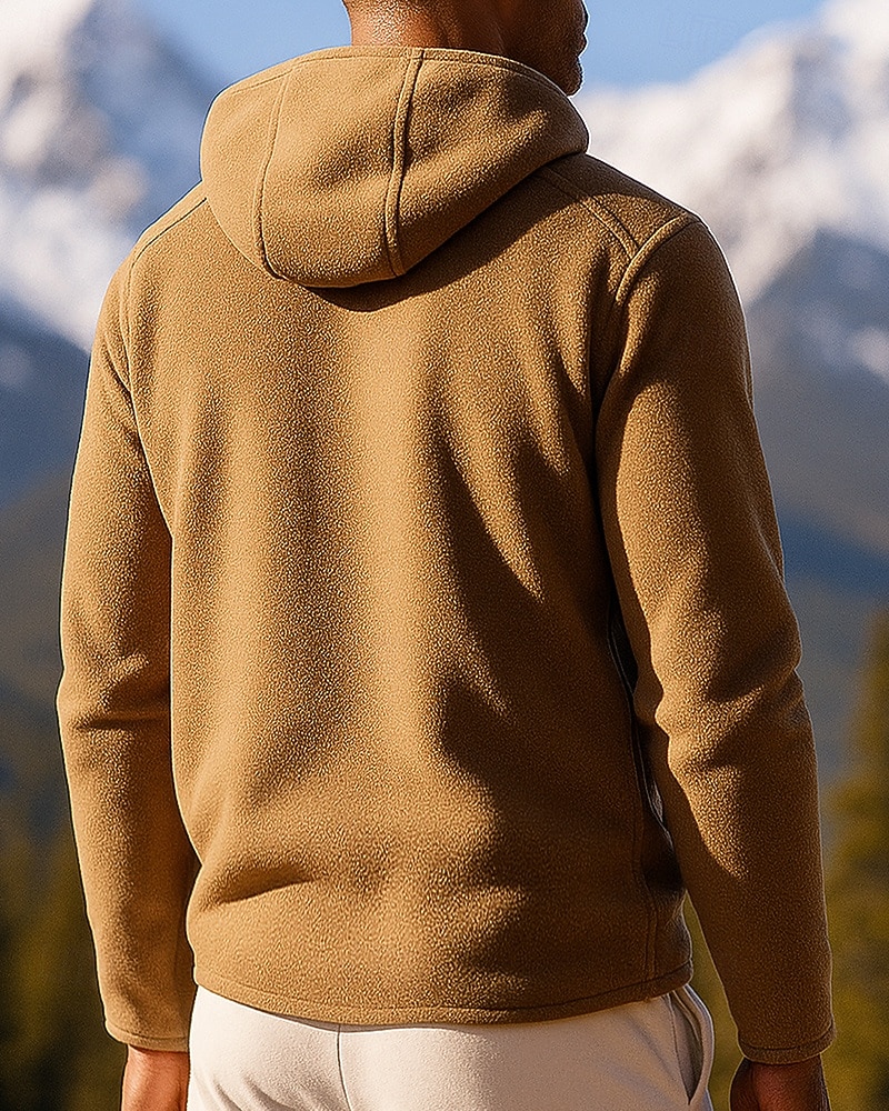 Dame Turjakke Fleece-jakke Termisk jakke Utendørs Termisk Varm Turantrekk Turklær Vinter Høst Topper Fisking Camping / fotturer / grotting Løp Helfarge Svart Blå Grønn 2025 - $46.99 –P2