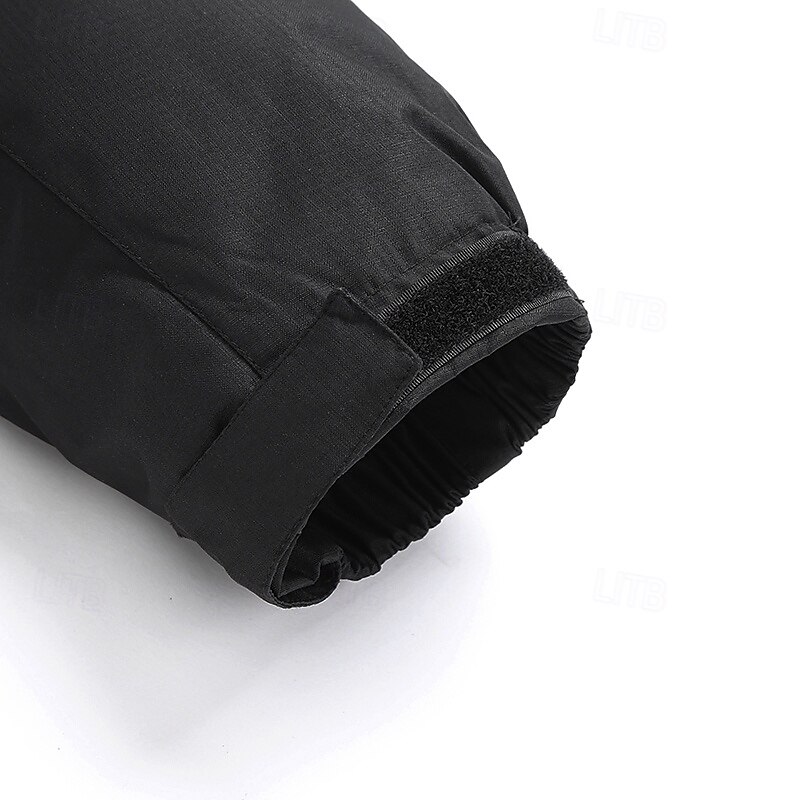 Homens Jaqueta Softshell Jaqueta de Trilha Casaco de lã Inverno Ao ar livre Térmico / Quente Prova-de-Água Blusas Cinzento Escuro Preto Branco Verde Tropa Laranja de 2025 por $70.99 –P17