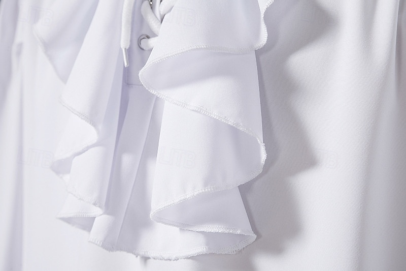 Ретро Средневековый Эпоха возрождения Необычные костюмы Рубашка Пираты Викинг Маскарадный костюм Муж. Пираты Хэллоуин Карнавал Выступление РИЖД Рен Фэйр Взрослые Рубашка 2026 - $27.99 –P11