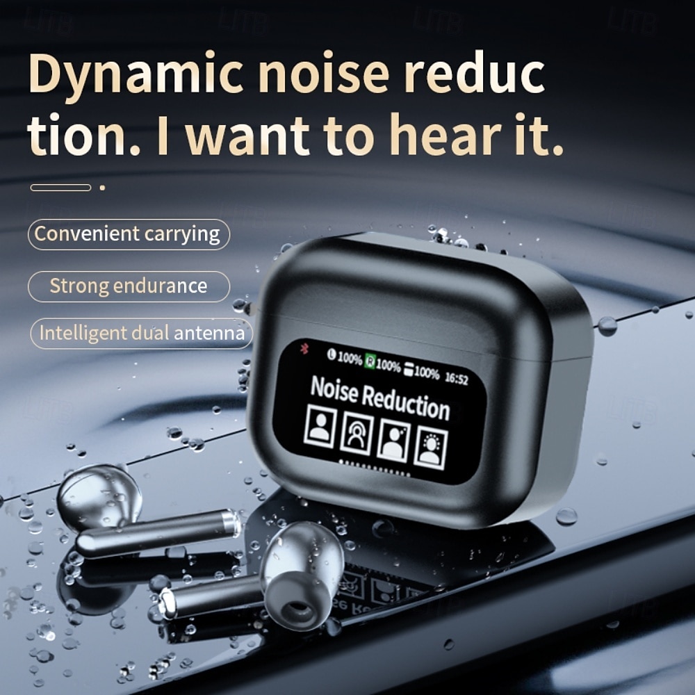 2025年 YW06 TWSトゥルーワイヤレスヘッドフォン 耳の中 Bluetooth 5.3 LEDライト スポーツ ENC環境ノイズキャンセリング のために Apple Samsung Huawei Xiaomi MI 屋外 トレッキング ランニング オフィス事業 コレクション – $24.99 –P4