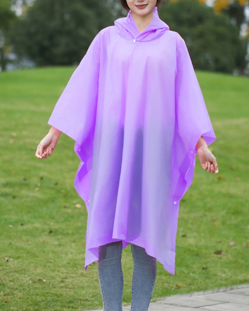 Dámské Plášť / pláštěnky Voděodolný Větruvzdorné Nepravidelný lem Na běžné nošení Bez vzoru Venkovní Dovolená ulice Denní nošení Dlouhé Kapuce Běžný Dlouhý rukáv Svrchní oděvy Bílá Žlutá Světlá růžová 2026 - $23.99 –P5