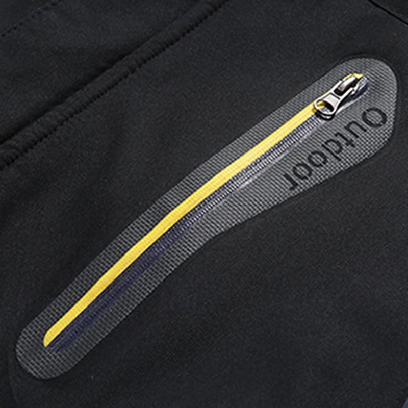 Per uomo Giacca softshell Giacca da escursionismo Giacca in Pile Giacca termica Inverno All'aperto Patchwork Calore Termico Top Nero Verde militare Rosso Blu del 2025 a $102.99 –P13