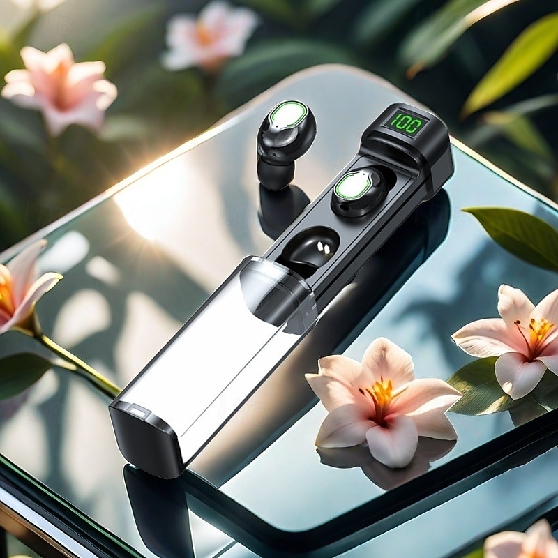 QB60 Zestaw słuchawkowy do prowadzenia telefonu bez użycia rąk Douszny Bluetooth 5.3 Głęboki bas Automatyczne parowanie na Apple Samsung Huawei Xiaomi MI Trening w siłowni Kemping i turystyka Trekking 2025 - $16.99 –P6