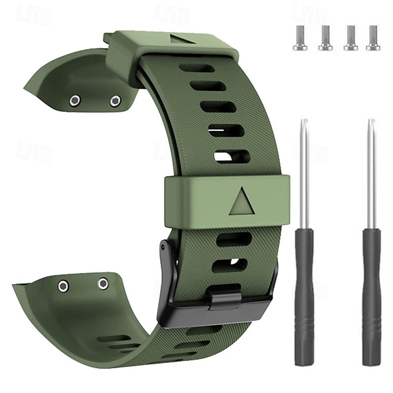 2026年 時計バンド のために ガーミン Forerunner 35/30 シリコーン 置換 ストラップ 取り外しツール付き 女性 男性 スポーツバンド モダンバックル リストバンド  コレクション – $14.99 –P5