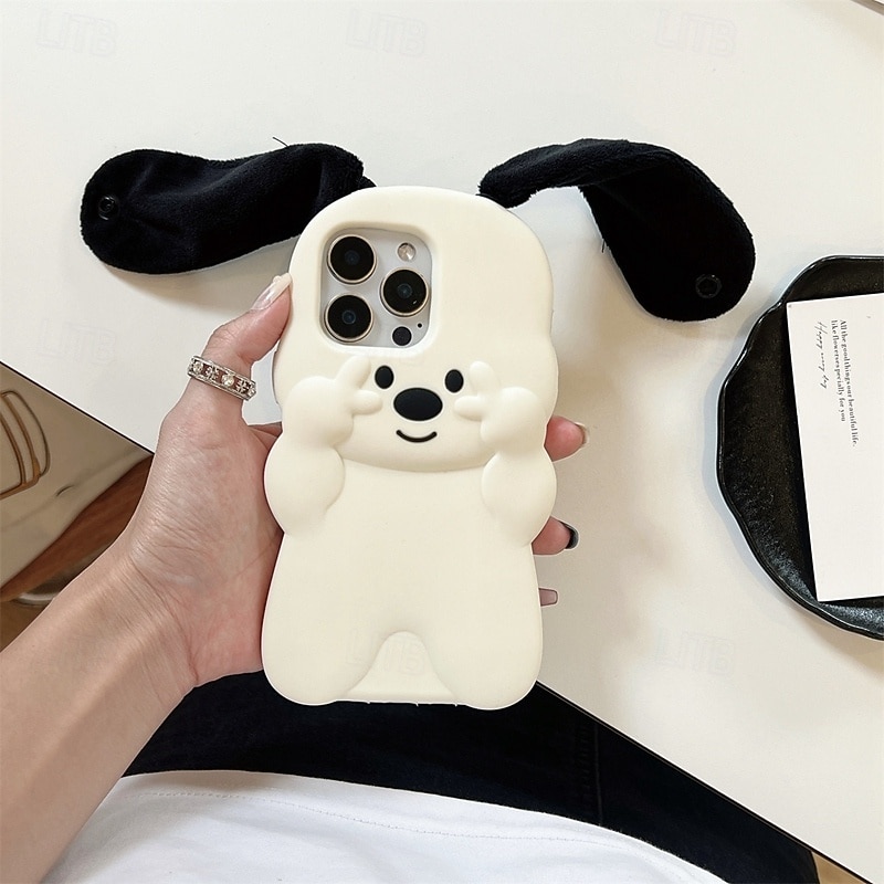 Phone Case For iPhone 16 15 14 Pro Max Plus 13 Pro Max Back Cover Shockproof Rabbit Silicone 2025 - $13.99 –P9