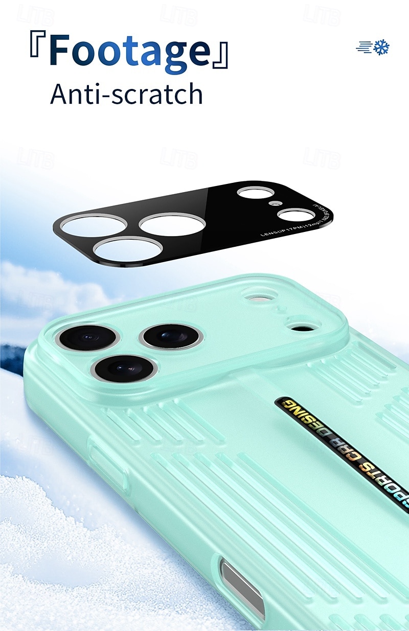 Phone Case For iPhone 17 Pro Max 17 Air 16 15 14 Pro Max 13 Pro Max Back Cover Camera Lens Protector Non-Yellowing Shockproof Retro PC 2025 - $9.99 –P8