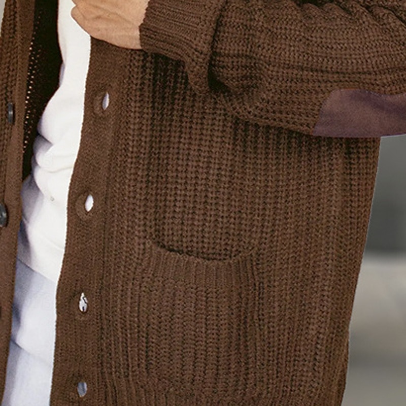 Herren Pullover Strickjacke Gerippt Stricken Normale Oberteile Gestrickt Einfach Schalkragen Urlaub Mode Lässig Alltagskleidung Bekleidung Frühling & Herbst Schwarz Braun M L XL 2026 - $39.99 –P6