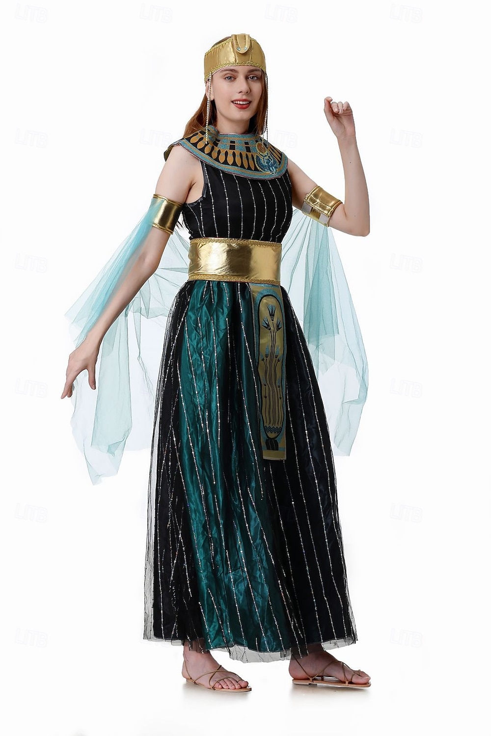 Antigo Egito egípcio Vestidos Fantasia fantasia Cleópatra Deusa Fantasia Mulheres Fantasia Dia Das Bruxas Carnaval Espetáculo Adulto Vestido Cinto Capa de 2026 por $47.99 –P7
