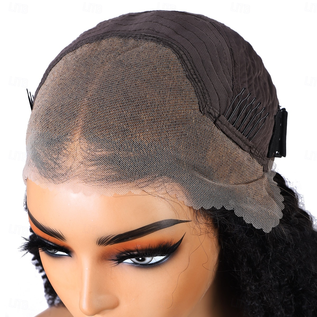 Natural Color 13 x 4 Front Lace Wig Cut Lace With Bleached Knot Deep Wave Human Hair Wig 180% Density 2025 - $259.59 –P6