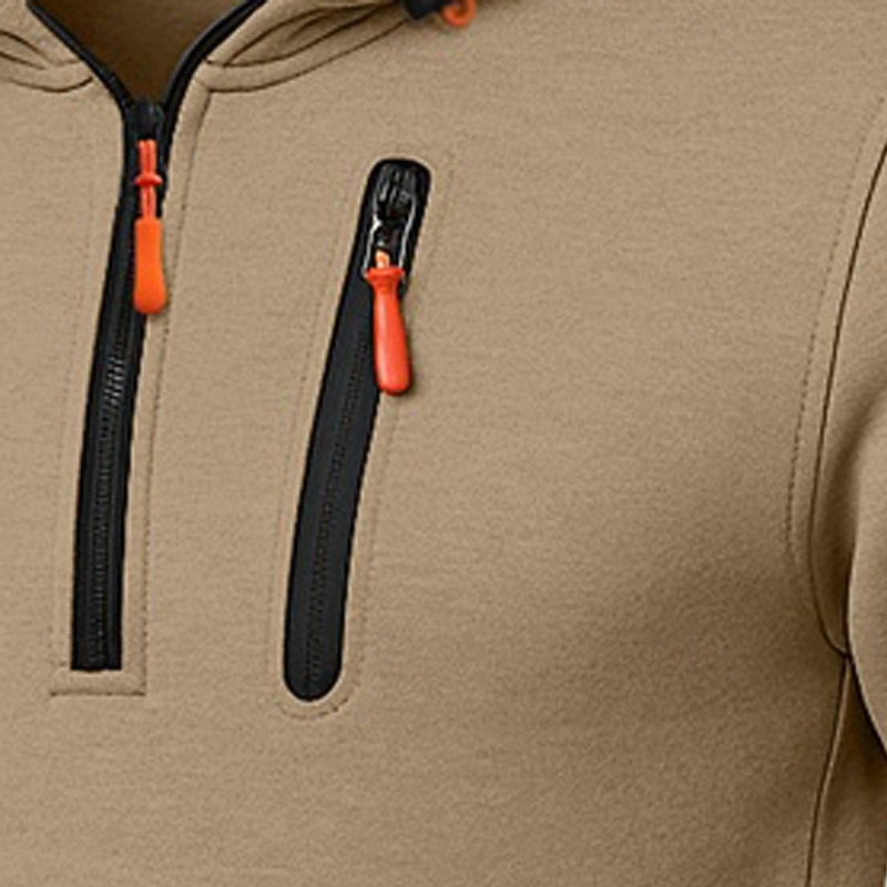 Men's Hoodie Quarter Zip Hoodie Tactical Hoodie Black White Army Green Navy Blue Khaki Hooded Plain Zipper Sports & Outdoor Casual Daily Streetwear Cool Sportswear Fall Spring &  Fall Clothing Apparel 2026 - $24.99 –P9