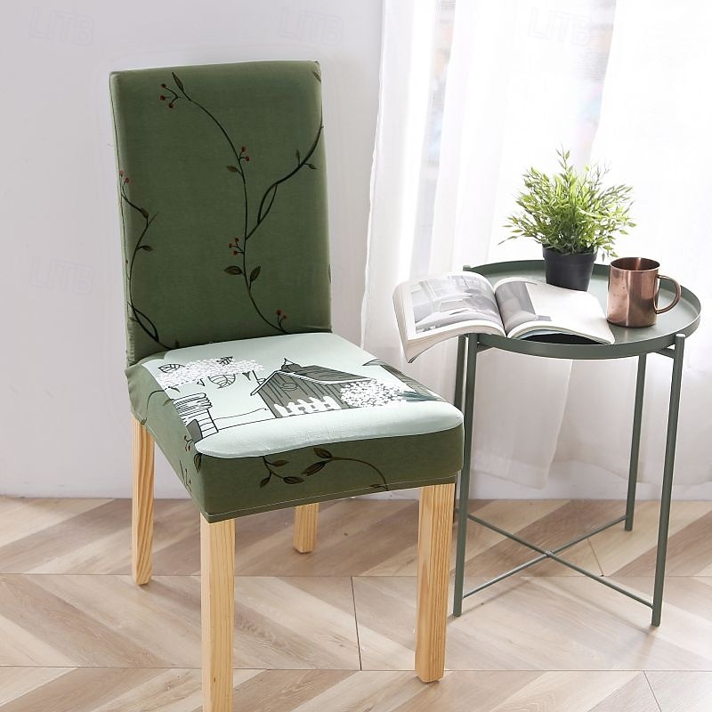 Elastyczny pokrowiec na krzesło do jadalni, przyjazny dla zwierząt, zdejmowany i nadający się do prania pokrowiec na krzesło, trwały ochraniacz na krzesło do hotelu, jadalni, sali bankietowej, wesela 2026 - $8.99 –P14