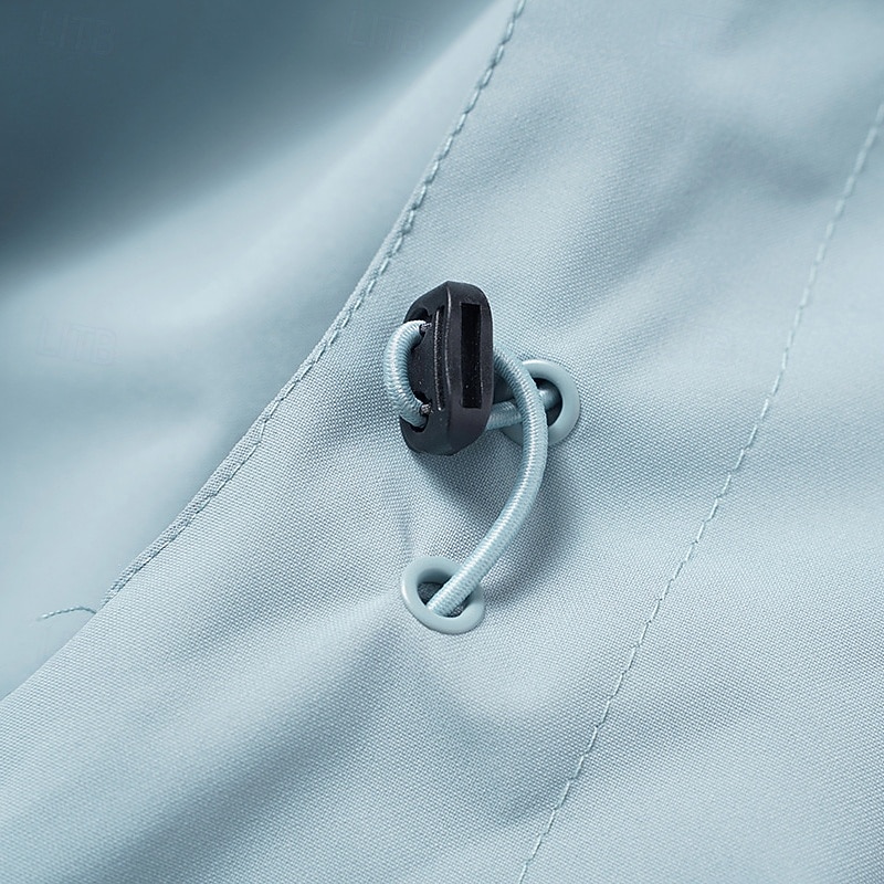 Per uomo Giacca da Esterno Impermeabile Giacca da Escursionismo Vacanza Quotidiano Impermeabile Antivento Tasca Autunno Inverno Semplice Moda Classico Con Cappuccio Regolare Nero Verde chiaro Azzurro del 2025 a CAD $40.48 –P12