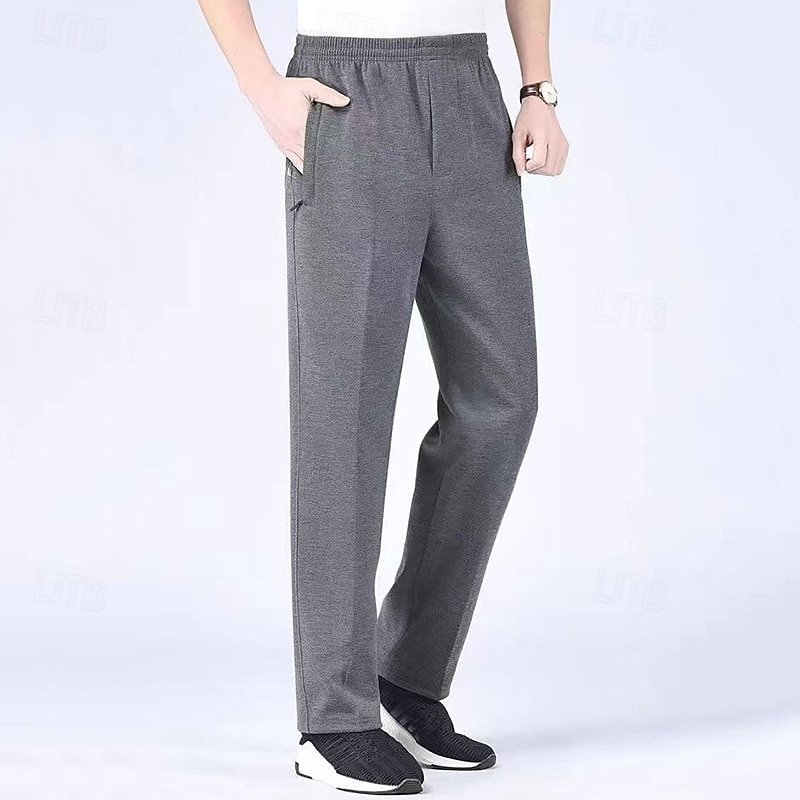Homens Calças de perna reta Calças de Dormir Com bolsos Calças Ginásio Roupa Esportiva Dar certo Outono & inverno Academia Exterior Corrida Delgado Roupa de esporte Roupas Esportivas Cor Sólida Preto de 2026 por $15.49 –P2
