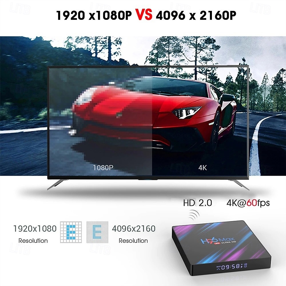 андроид 9.0 h96 max bluetooth 4.0 4k rk3318 2gb 16gb 2025 - $43.99 –P6