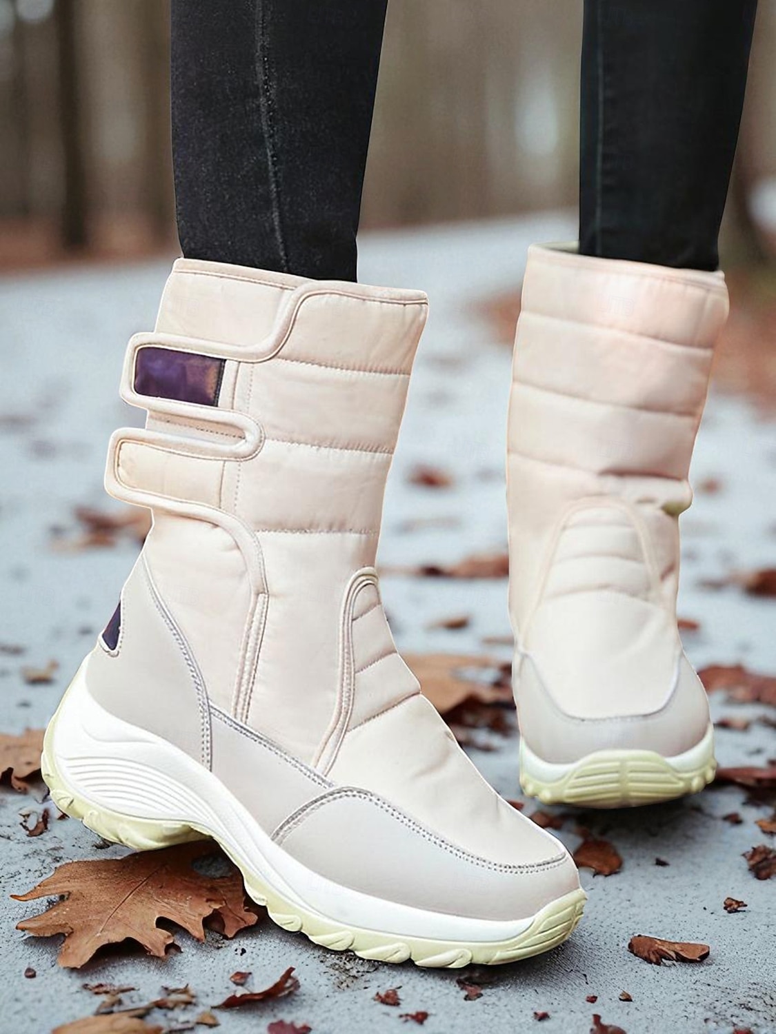 botas femininas impermeáveis com tira de velcro, botas de neve de inverno isoladas e confortáveis para clima com neve, esportes ao ar livre e caminhadas de 2026 por $54.99 –P4
