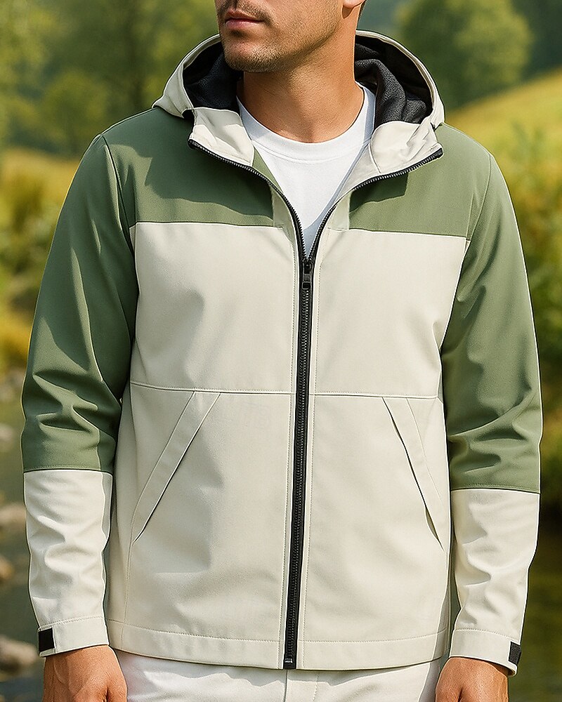Hombre Cortavientos Chaqueta Chaqueta Softshell Chaqueta para senderismo Al aire libre Impermeable Resistente al Viento Trajes de senderismo Ropa de senderismo Primavera Otoño Camiseta Pesca Camping 2025 - $26.99 –P3