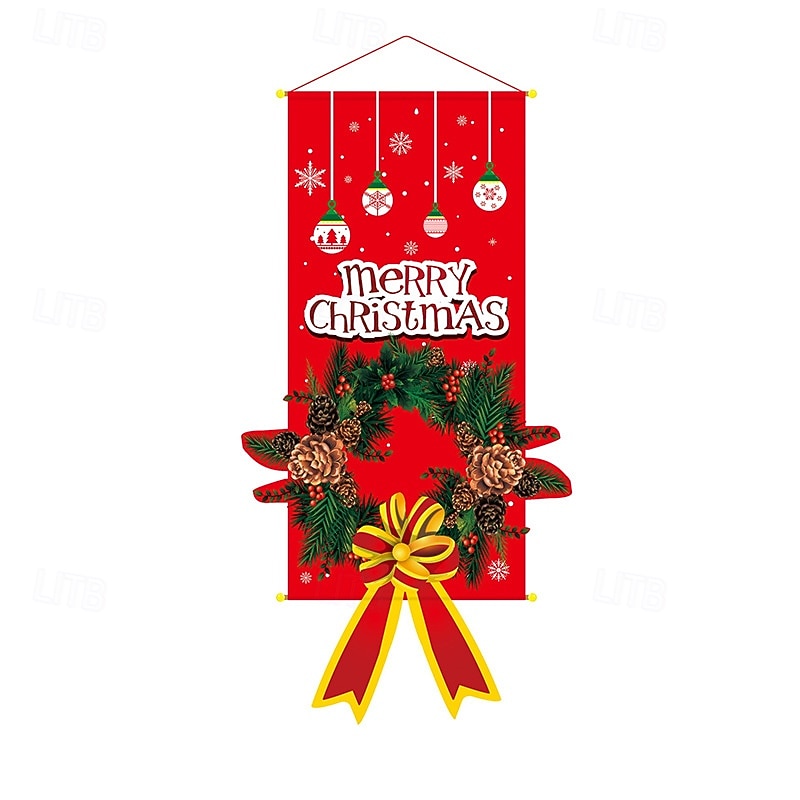 2025 nieuw wandtapijt voor slaapkamerdecoratie, deurdecoratie, etalage van hotel en winkelcentrum, festivaldecoratie, stoffen ornament 2025 - $6.49 –P23