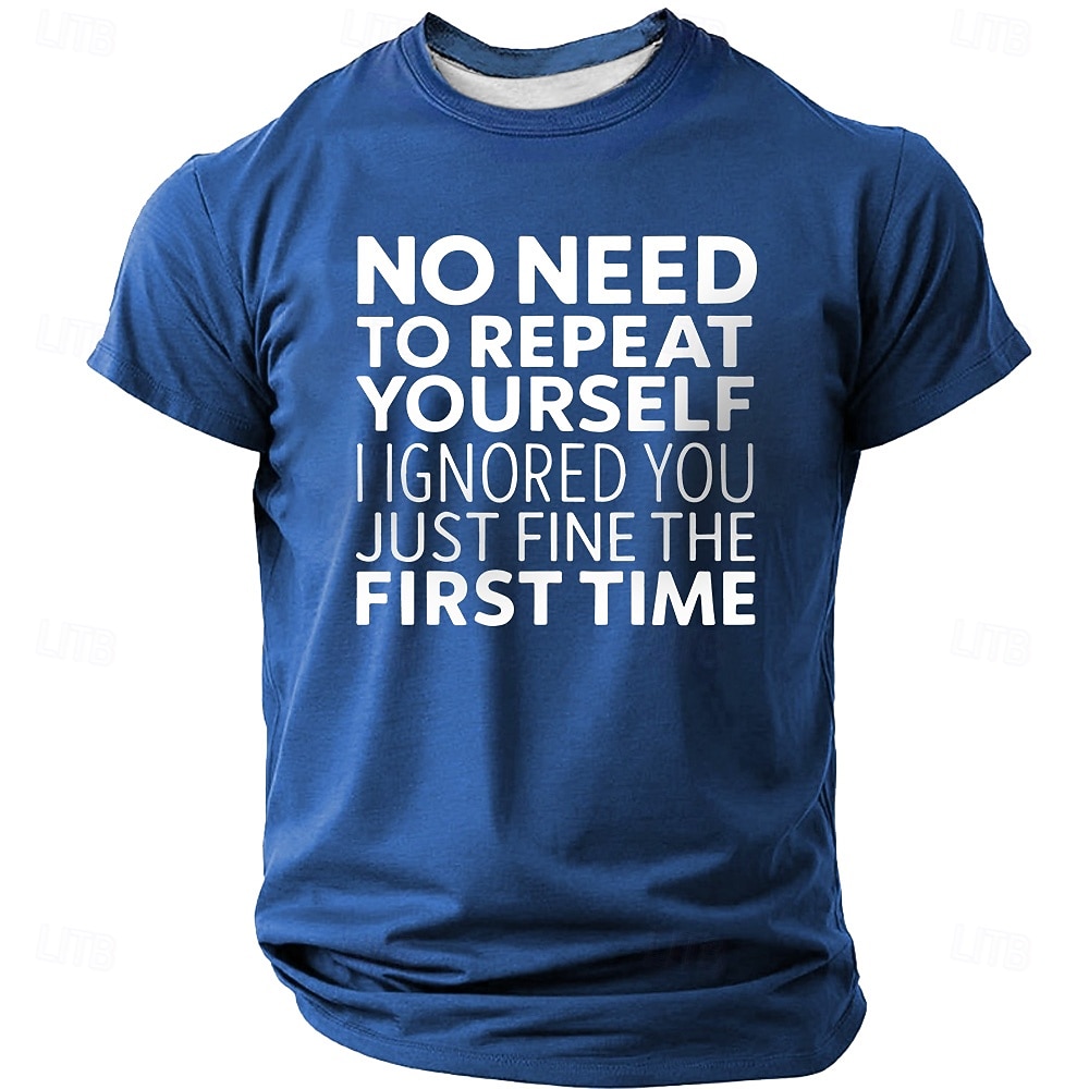 Bărbați Sarcastic Argou amuzant Tricou Manșon scurt Tricou Tipărire 3D Stil Nautic Cămașă Modă Zilnic Stradă Zilnic Negru Alb Roșu-aprins Vară Primăvară Îmbrăcăminte S M L XL XXL XXXL 2025 - $17.99 –P4