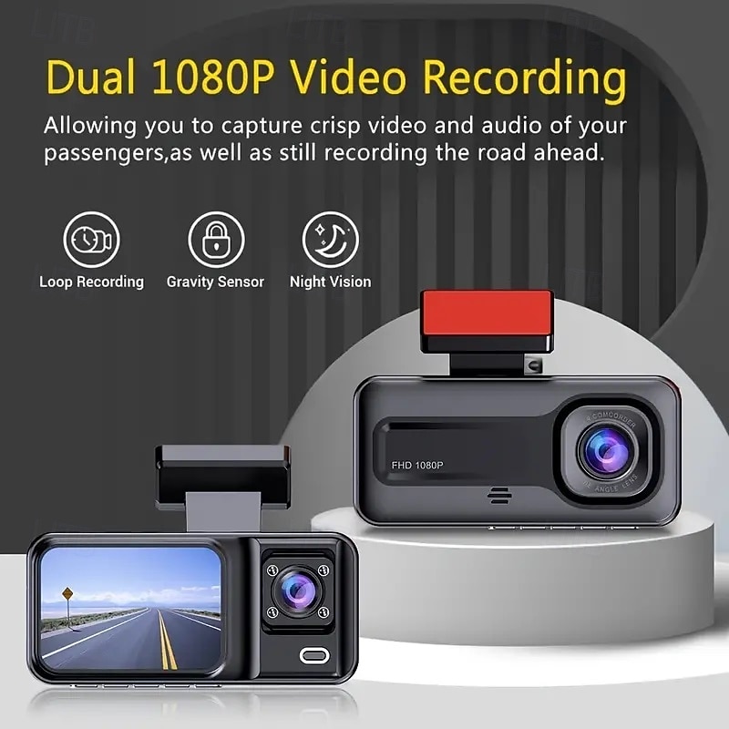 2025年 1080p フルHD / ブート自動録音 車のDVR ９０度 広角の CMOS 2 インチ IPS ダッシュカム ととも​​に エンドレスレコーディング / 高速録音 / ビデオ+写真 4 赤外線LED カーレコーダー  コレクション – $33.99 –P4