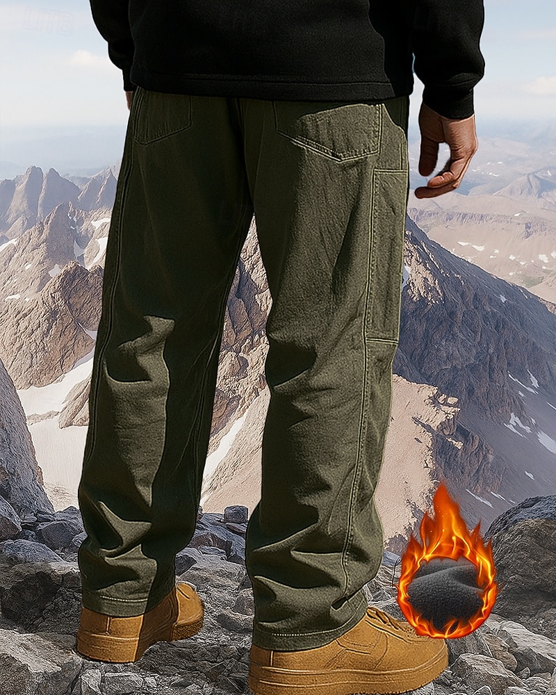 Per uomo Pantaloni Cargo Pantaloni da escursionismo Cappotto invernale pantaloni della tuta Inverno Autunno Esterno Vestibilità regolare Impermeabile Antivento Caldo Pantaloni Tasca Nero Verde del 2026 a $55.99 –P2