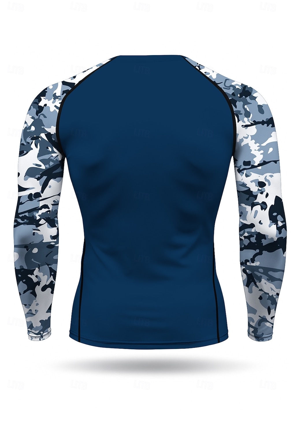 Муж. Футболка для бега Спортивная рубашка Фитнес-рубашка Рубашка тренировки Беговой верх Длинный рукав Футболка Футболка Камуфляж UPF 50 Устойчивость к УФ Мягкий Впитывает пот и влагу 2025 - $18.99 –P2