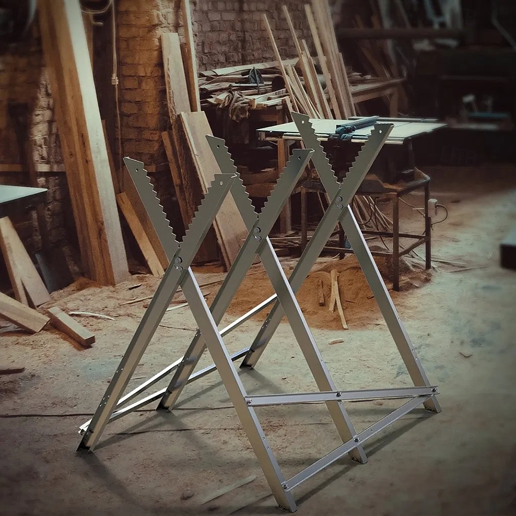 cavalete com dentes serrilhados para lenha e madeira de 2026 por $150.99 –P4