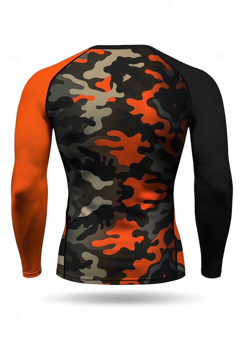 Men's Unisex Running T-Shirt Athletic Shirt Gym Shirt Fitness Shirt Workout Shirt Color Block Long Sleeve Tee Tshirt Geometric UPF 50 UV Resistant Soft Sweat wicking Mountain Bike / MTB Gym Workout 2025 - $18.99 –P2