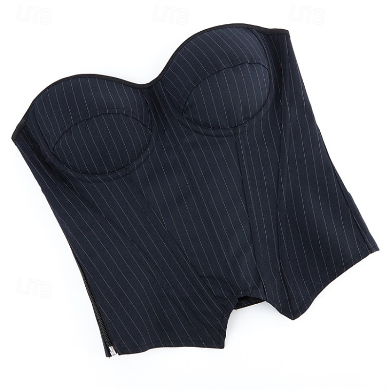 Жен. Корсет Корректирующее белье Утягивающее белье Корректирующее белье Сексуальный корсет На каждый день Полоса Неровная кромка Открытая спина Отпуск Для улицы Свидание Без рукавов холодный прием 2026 - $36.99 –P19