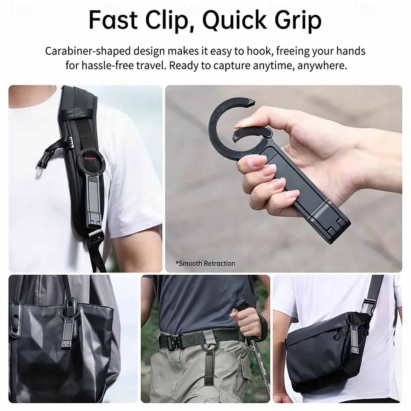 Trépied magnétique puissant pour iPhone, nouveau support de trépied portable 2025 pour iPhone 16/15/14/13/12 Plus Pro Max, rotation à 360 degrés pour trépieds pour activités de plein air de 2025 ? $19.99 –P4