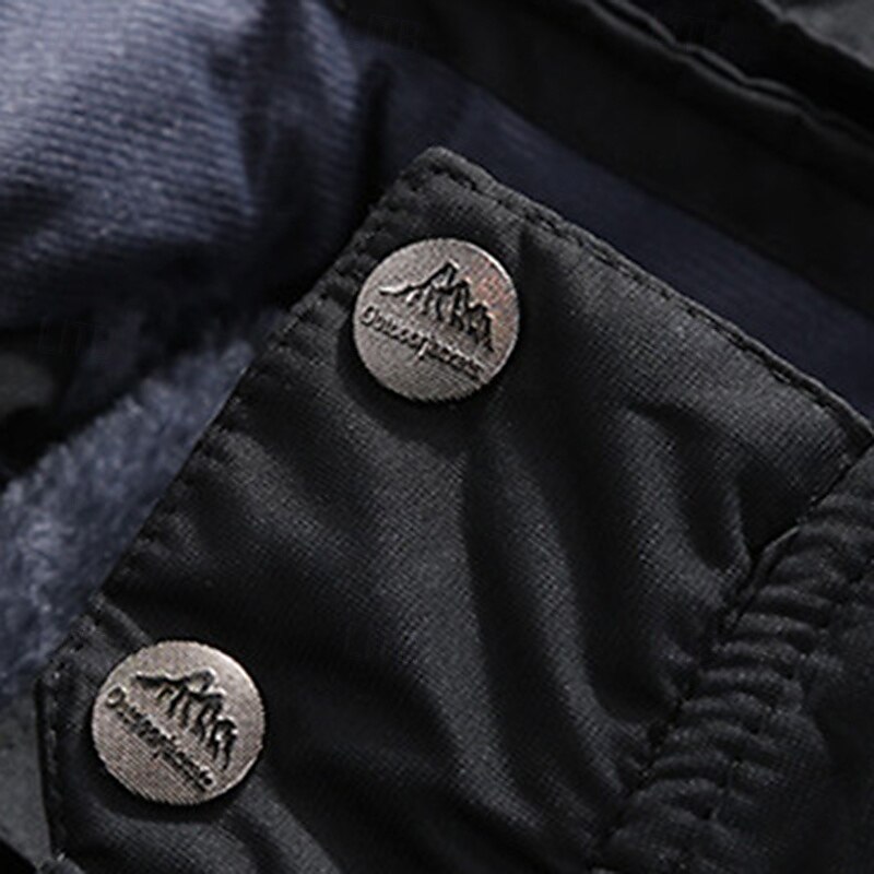 Per uomo Giacca softshell Giacca da escursionismo Giacca in Pile Giacca termica Inverno All'aperto Patchwork Calore Termico Top Nero Verde militare Rosso Blu del 2025 a $102.99 –P14