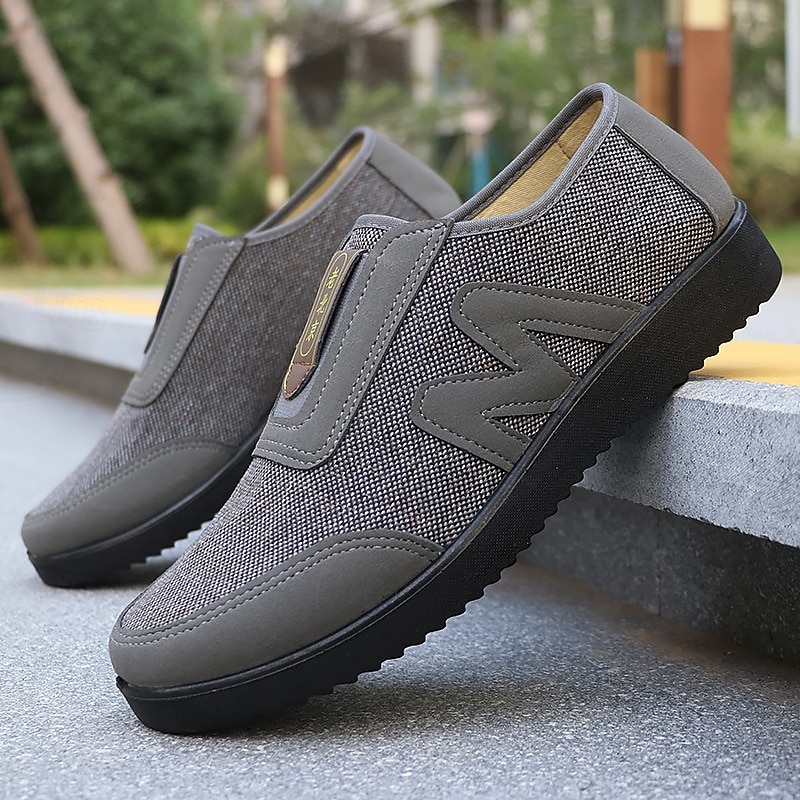 Men's Brown Casual Slip-On Walking Shoes – Lightweight Breathable Comfort Loafers for Outdoor Strolls, Daily Wear and Travel 2025 - $24.99 –P6