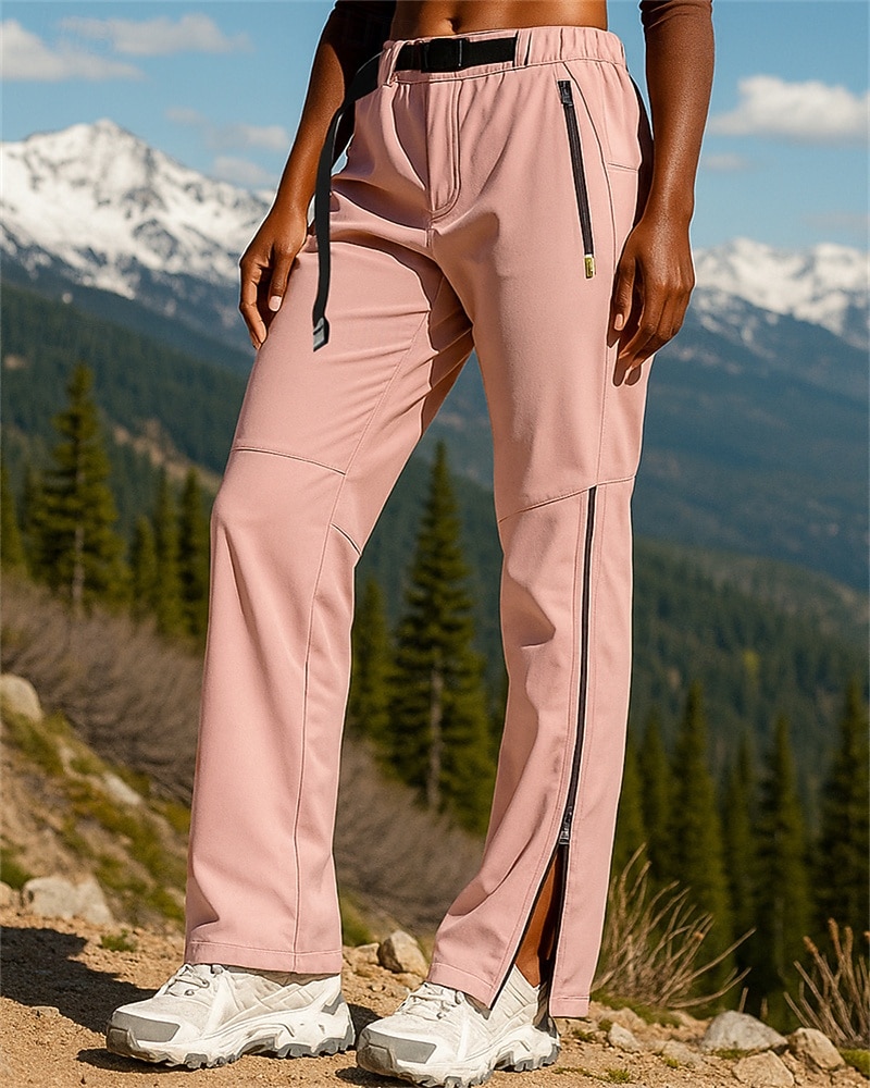 Női Planinarske hlače Vízálló túrázó nadrág Télikabát túranadrág Tél Ősz Külső Normál Vízálló Szélbiztos Meleg Nadrágok Rugalmas derék Fekete Rózsaszín Kempingezés és túrázás Mászás Futás S M L XL XXL 2026 - $44.99 –P2