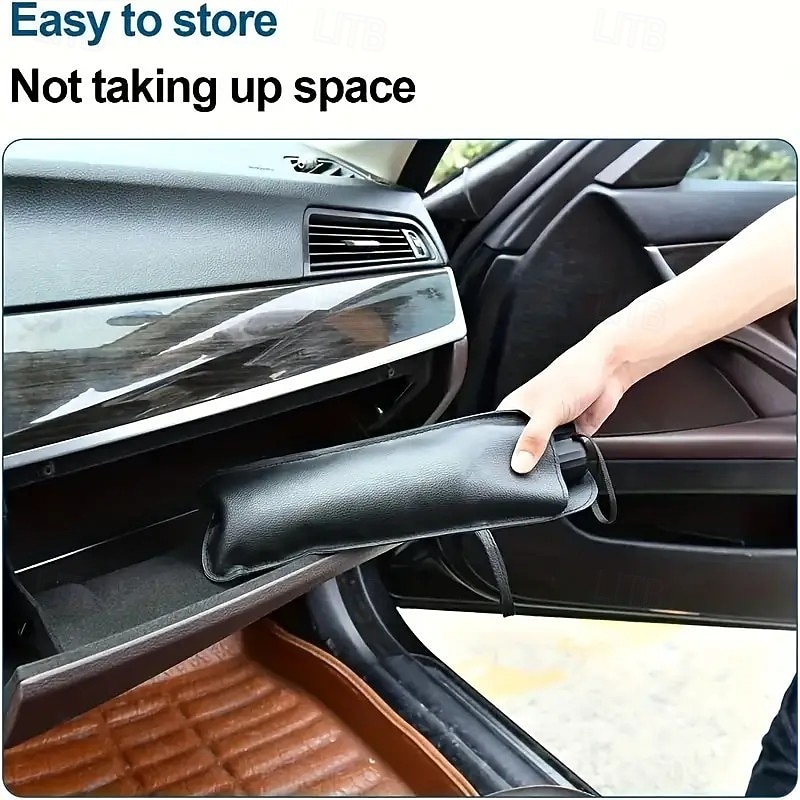 parasole per parabrezza auto – parasole con protezione UV e blocco del calore con tendina per la privacy, accessorio interno per auto di piccole dimensioni, ombrello per parabrezza del 2025 a $13.99 –P5