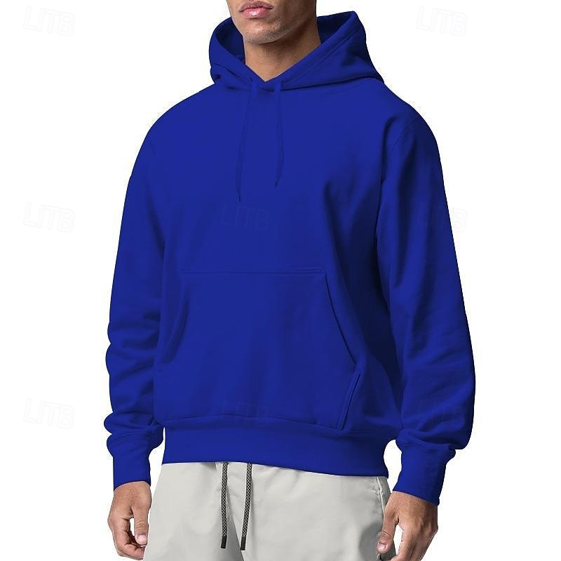 Per uomo Felpa con cappuccio Felpa con cappuccio in pile Felpa con cappuccio foderata in pile Aalbicocca Nero Bianco Giallo Rosa Con Cappuccio Semplice Sport & Outdoor Casuale Quotidiano Streetwear del 2025 a $17.99 –P3
