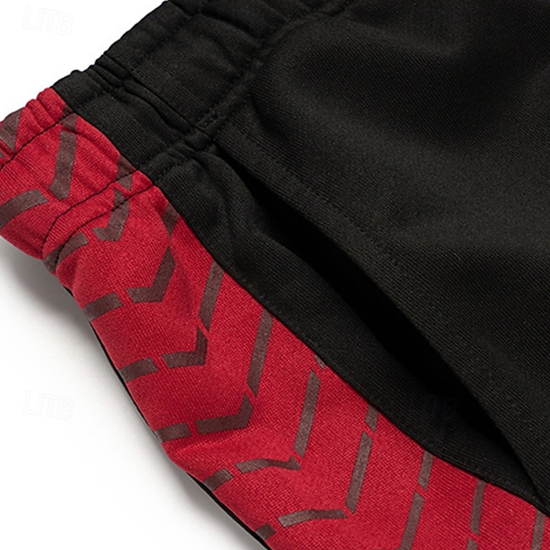 Homens Moletom Conjunto de roupas Colarinho Chinês Ao ar livre Diário Esportes Com Cordão Zip Up Bolsos Bloco de cor Preto Azul Marinha Cinzento Claro Poliéster Roupas Esportivas Moda Roupa de rua de 2025 por $49.99 –P16
