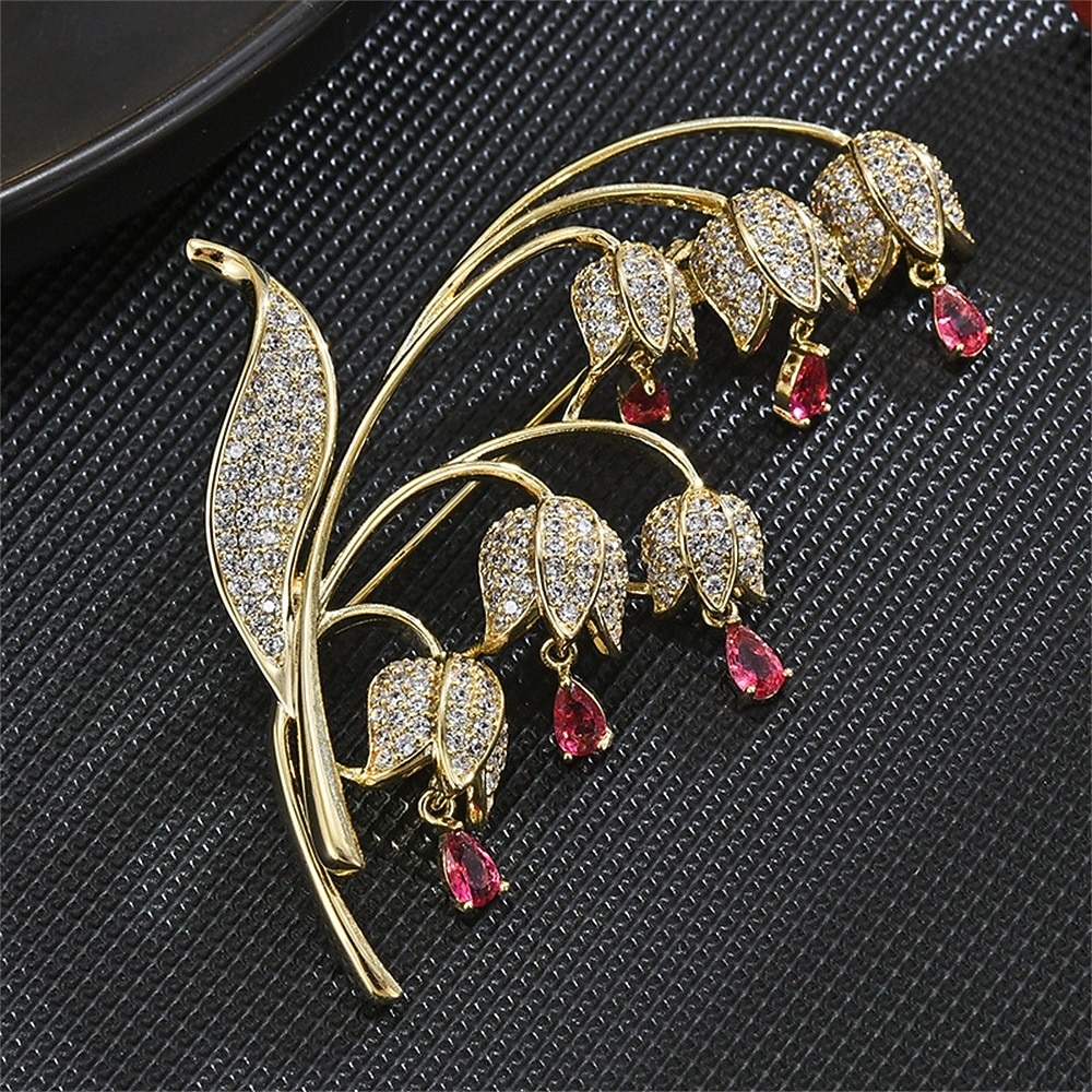 Broschen Klassisch Retro Blume Elegant Mode Personalisierte Einfach Luxus Brosche Schmuck Weiß / Silber Perlenrosa Grün Für Hochzeit Party Geschenk Verlobung Abschlussball Festival 2025 - $34.99 –P6