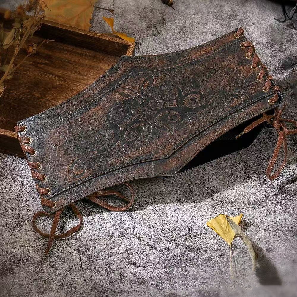 Retro Středověké Renesanční Pásek Válečník Viking Keltský rytíř Maškarní kostým Unisex předvečer Všech svatých Karneval Výkon LARP Ren Faire Dospělí Pásek Celý rok 2025 - $26.99 –P2