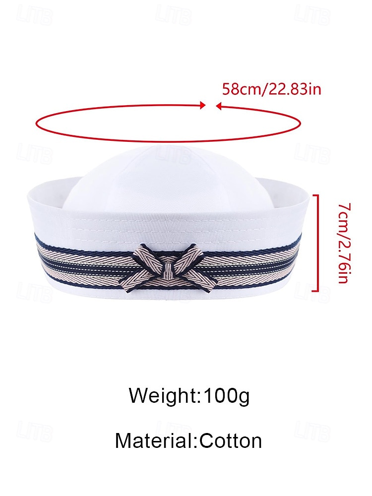 Women's Sailor Rock Hat with Rhinestone Lettering, Stylish Performance Cap for Kpop Outfits, Christmas Masquerade Party and Stage Costume Accessories 2026 - $14.99 –P14