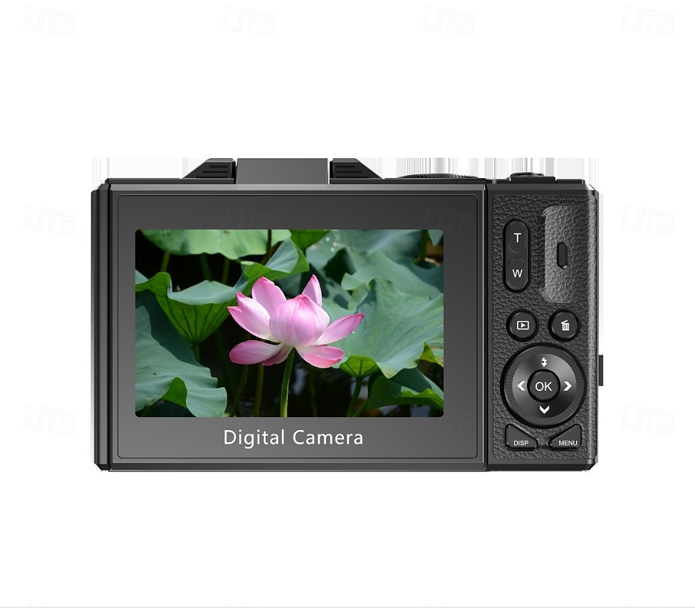 Câmera digital sem espelho com tela flip hd 5k e conectividade móvel wifi, tela ips de 3 polegadas adequada para estudantes de fotografia e videografia. de 2025 por $71.99 –P4