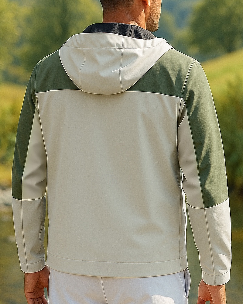 Hombre Cortavientos Chaqueta Chaqueta Softshell Chaqueta para senderismo Al aire libre Impermeable Resistente al Viento Trajes de senderismo Ropa de senderismo Primavera Otoño Camiseta Pesca Camping 2025 - $26.99 –P2