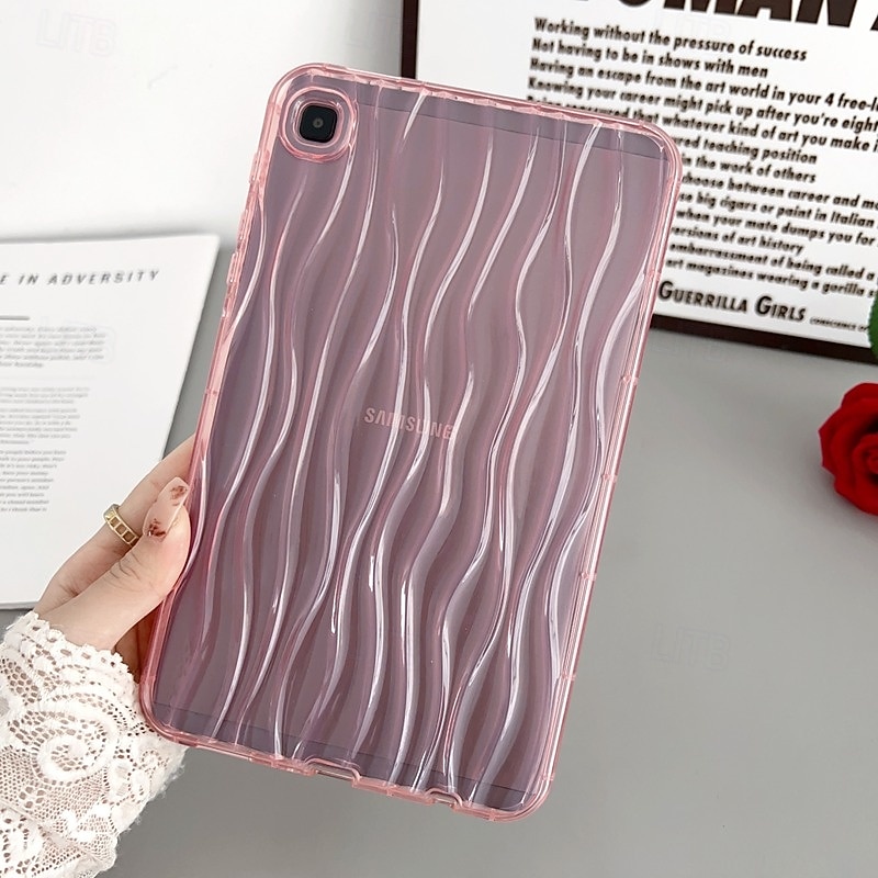 Tablet Case Cover For Samsung Galaxy Tab A9 8.7" S6 Lite 10.4" A8 10.5'' A7 Lite 8.7'' A9 Plus 11" Full Body Protective Shockproof Lines / Waves TPU 2025 - $13.99 –P4