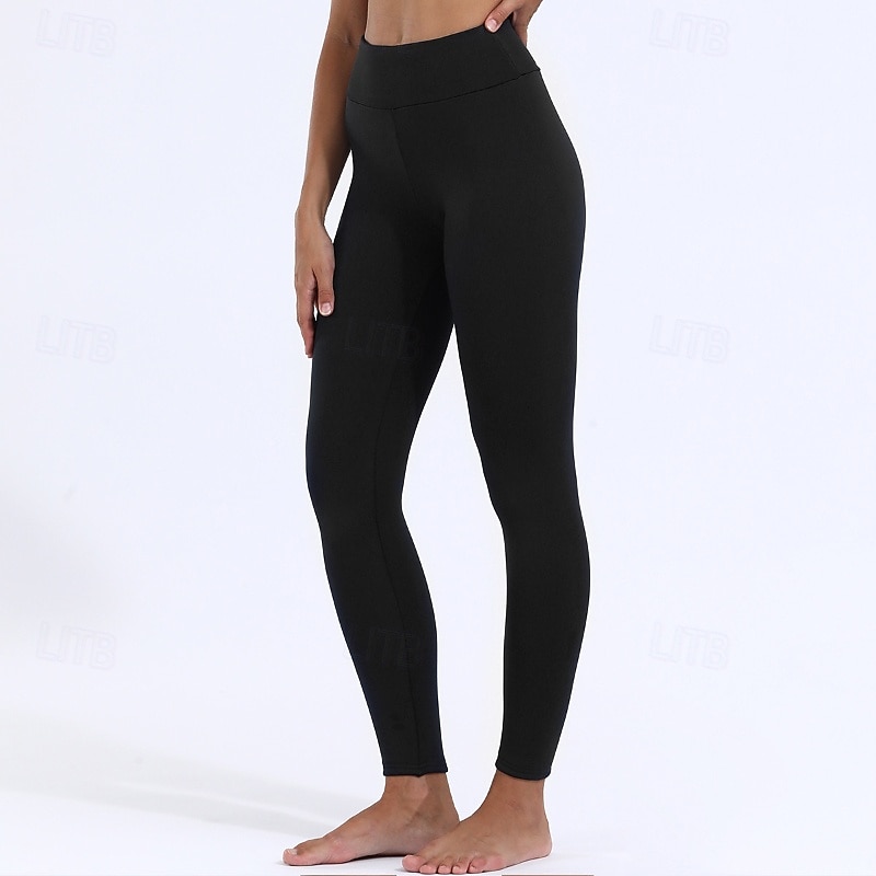 Per donna Leggings Fodera in pile accogliente Casual Lunghezza intera Misura del girovita medio Semplice Elastico in vita Calore Termico Elasticizzato Vacanza Streetwear Casual Rosso violaceo Grigio del 2025 a $22.99 –P1