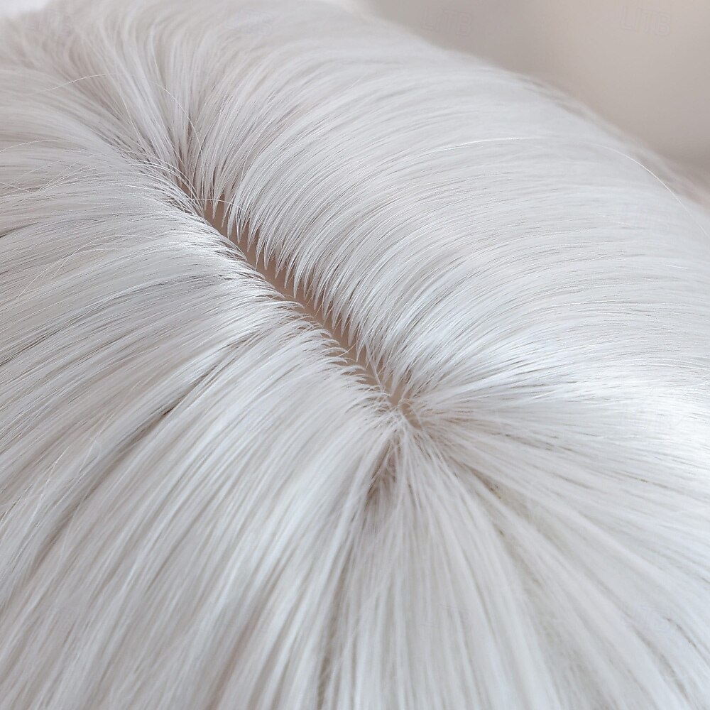 Парики из искусственных волос Естественные кудри Волнистый Средняя часть Аккуратная челка Парик 26 дюймы Белый Искусственные волосы 26 дюймовый Жен. Мягкость удобный Белый 2026 - $34.99 –P8