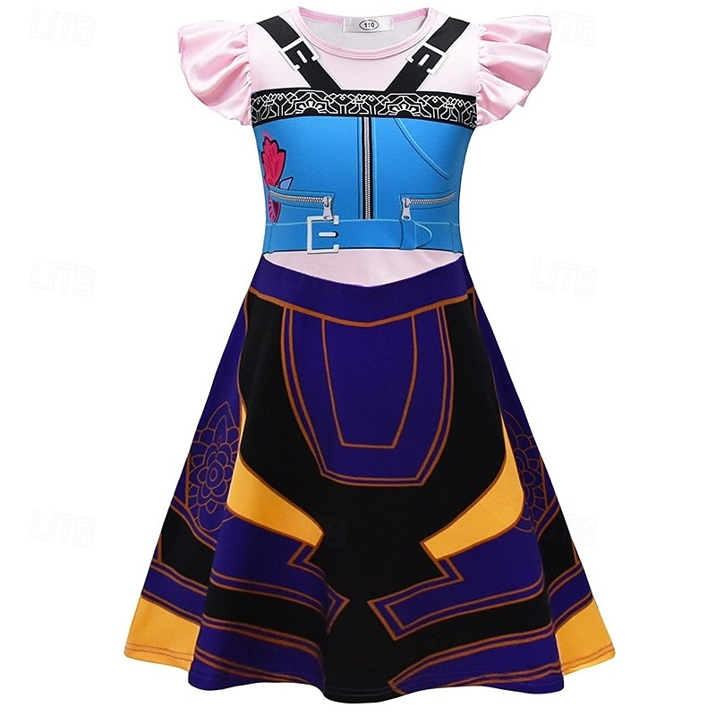 Korean Idol Inspired Pop Star Costume Fancy Dress Virtual Idol Movie Cosplay for Girls' Kids Halloween Carnival Performance Comic Con Anime Expo 2026 - $20.99 –P7