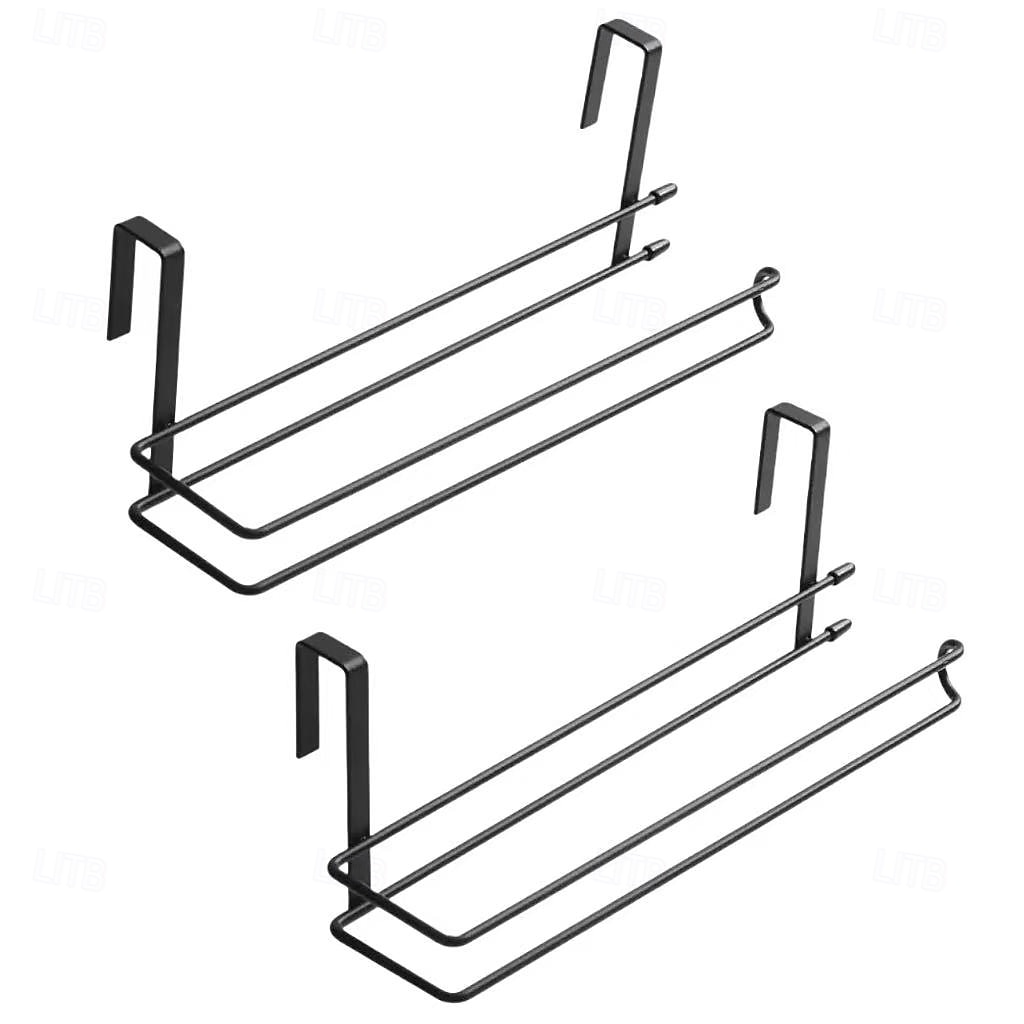 Lyukmentes, falra szerelhető papírtörlő tartó, helytakarékos kialakítás konyhába és fürdőszobába, modern minimalista stílus, egyszerű telepítés 2026 - $15.99 –P8