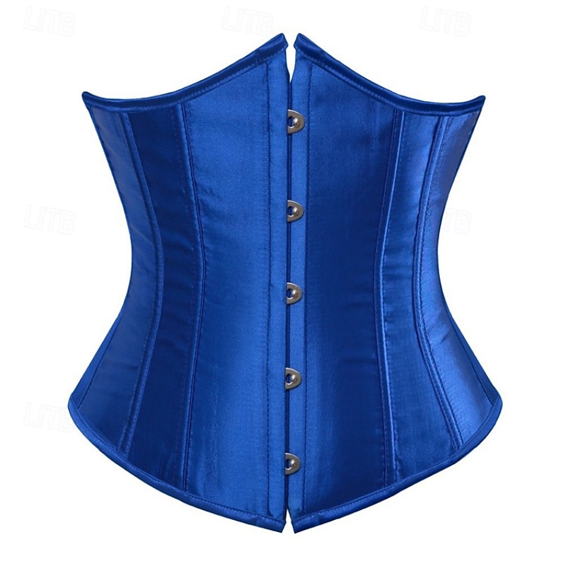 Per donna Corsetto modellante per la vita Intimo Modellante Corsetto sexy Moda Dolce Colore Puro Orlo irregolare Senza schiena Vacanza Streetwear Data Senza Maniche Top con spalle scoperte Nero Rosso del 2026 a $27.99 –P15